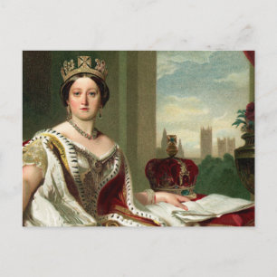 Queen Victoria Portrait Briefkaart