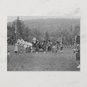 Queen Victoria presenteert kleuren Briefkaart