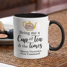 Queen Victoria Tea Quote Cute Vintage Cottage