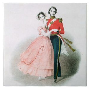 Queen Victoria Tegeltje