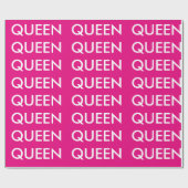 Queen Wrapping paper Cadeaupapier (Vlak)