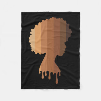 Queen Zwart Vrouwen Zwart Geschiedenis Maand Blm J Fleece Deken