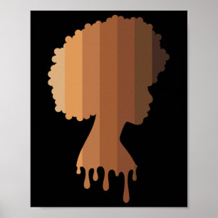 Queen Zwart Vrouwen Zwart Geschiedenis Maand Blm J Poster