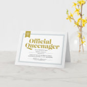 Queenager Birthday Kaart (Gele Bloem)