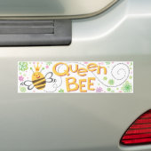 QueenBee BumperSticker (Op auto)