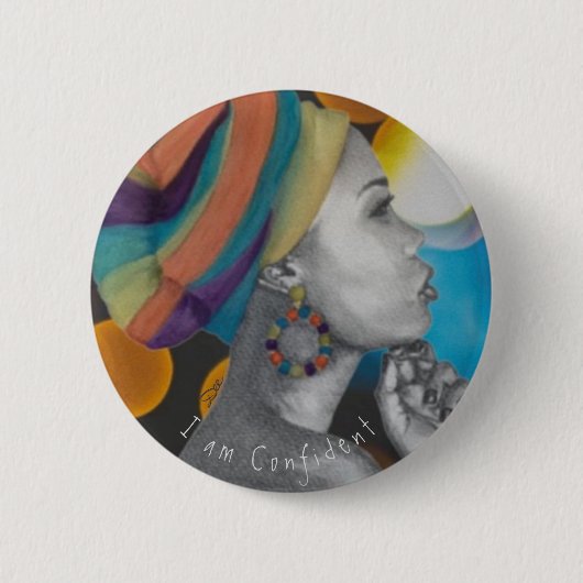 QUEENCONFIDENCE Button (Voorkant)
