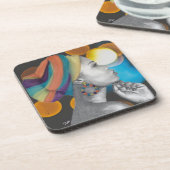 QUEENCONFIDENCE - Harde plastic onderzetter (Linkerzijde)