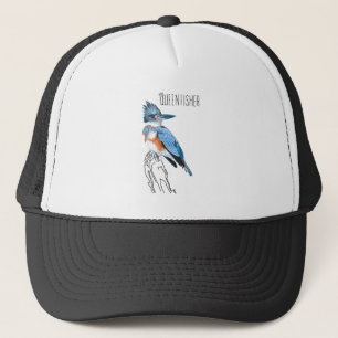 Queenfisher (Belted Kingfisher) Trucker Pet