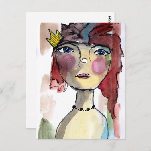 Queenie Briefkaart (Voorkant / Achterkant)