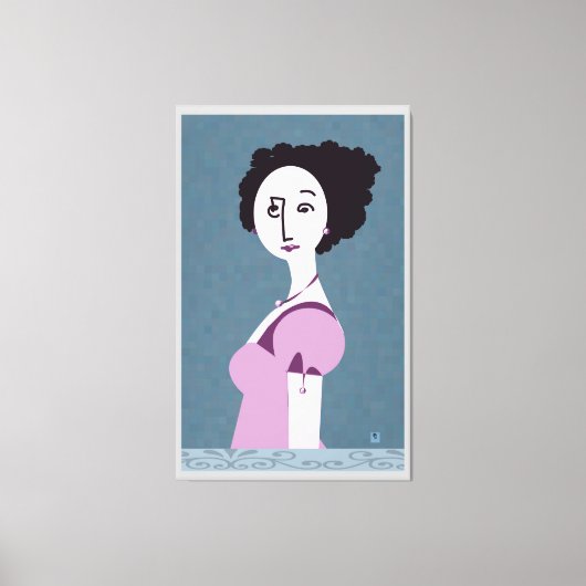 Queenie Canvas Afdruk (Voorkant)