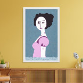 Queenie Canvas Afdruk (Insitu (Woonkamer))