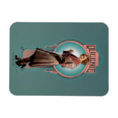 QUEENIE GOLDSTEIN™ Art Deco Panel Magneet (Horizontaal)