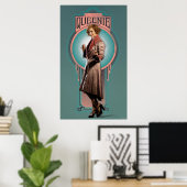 QUEENIE GOLDSTEIN™ Art Deco Panel Poster (Thuiskantoor)