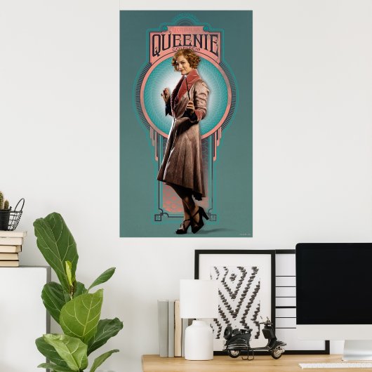 QUEENIE GOLDSTEIN™ Art Deco Panel Poster (Thuiskantoor)