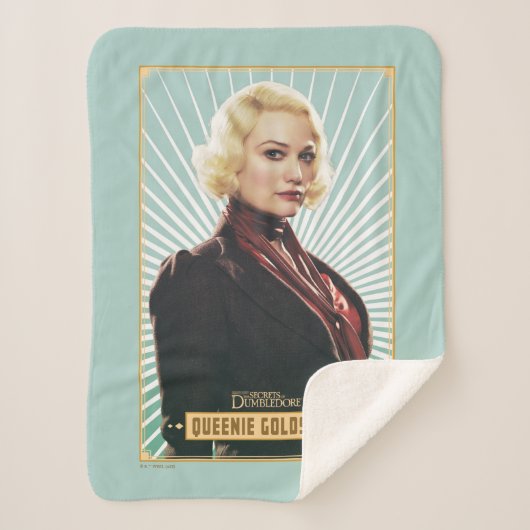 Queenie Goldstein Character Graphic Sherpa Deken (Voorkant)