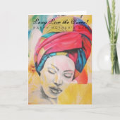 QUEENIFICENT - Carte de la fête des mères (Devant)