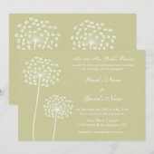 Queen's Anne Wedding Invitation Kaart (Voorkant / Achterkant)