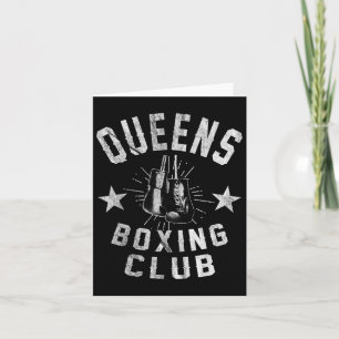 Queens Boxing Club -  noodlijdende bokser Kaart