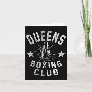 Queens Boxing Club - noodlijdende bokser Kaart