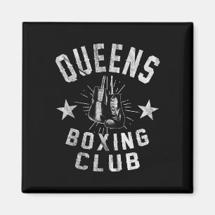 Queens Boxing Club -  noodlijdende bokser Magneet