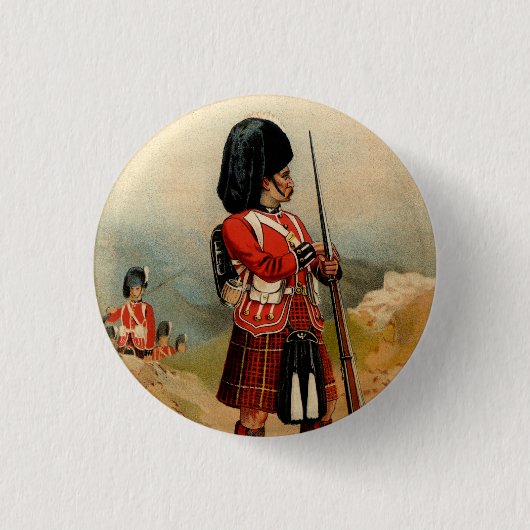 Queens Cameroon Highlanders Ronde Button 3,2 Cm (Voorkant)