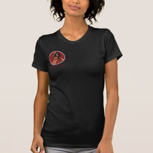 Queens Chaos T-shirt in zwart - Gepersonaliseerd