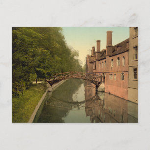 Queens' College Bridge, Cambridge, Engeland Briefkaart