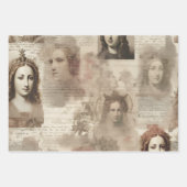 Queens & Cursive Inpakpapier Vel (Voorkant 3)