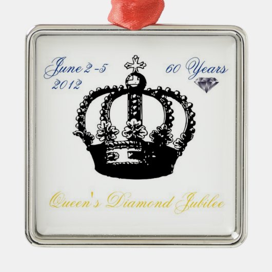 Queens Diamond Jubilee 2012 Ornament (Voorkant)