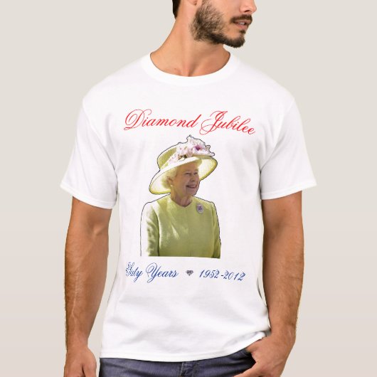 Queens Diamond Jubilee 60 jaar Shirt (Voorkant)