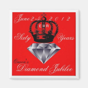 Queens Diamond Jubilee Magnet Magneet