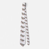 Queens Dimensional Poker Logo, Unisex Silky Stropd Stropdas (Voorkant)