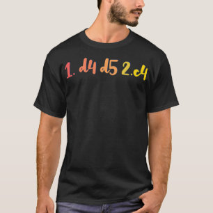 Queen's Gambit Chess Player T-shirt