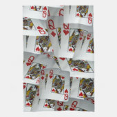 Queen's Gambit: Scattered Pairs of Pocket Queens Theedoek (Verticaal)