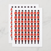 Queens Guard Soldaten Pattern (Voorkant / Achterkant)