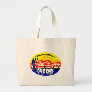 Queen's Hotel Seapoint Grote Tote Bag