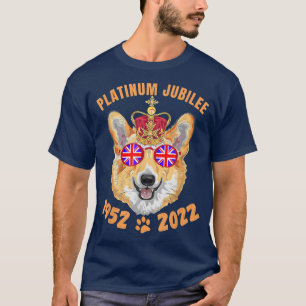 Queens Jubilee 2022 t, koningin platina 70 yr jubi T-shirt