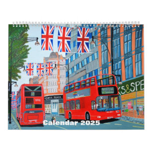 Queen's Jubilee Londen Kalender 2025