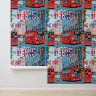 Queen's Jubilee London wallpaper   Behang