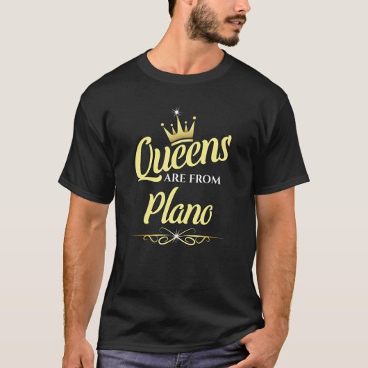 Queens komt uit Plano T-shirt (Voorkant)