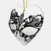 Queens Mask Keramisch Ornament (Links)