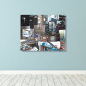 Queens Medical Homes Canvas Afdruk (Insitu (Houten vloer))