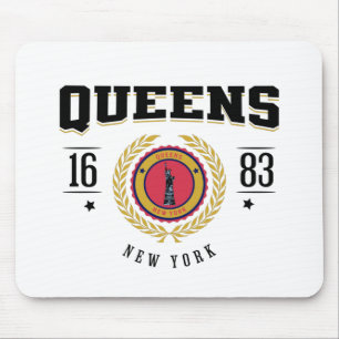 Queens New York 1683 zwart Muismat