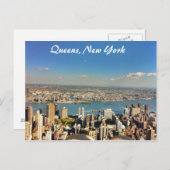 Queens, New York Briefkaart (Voorkant / Achterkant)