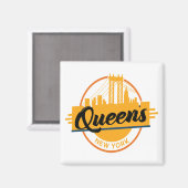 Queens New York Magneet (Voorkant / Achterkant)