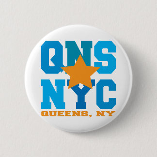 Queens, NY Blue Button