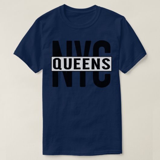 Queens NYC 9 T-shirt (Design voorkant)