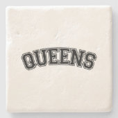 QUEENS, NYC STENEN ONDERZETTER (Voorkant)