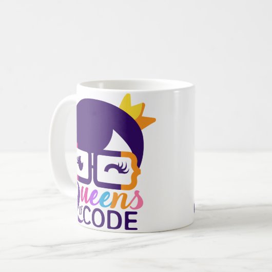 Queens of Code mok (Voorkant links)