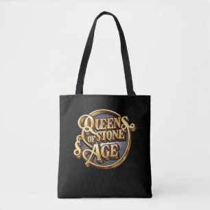 Queens of the Stone Age Design Zwarte Canvas tasse Draagtas